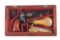 (A) CASED COLT 1855 SIDEHAMMER (ROOT) PERCUSSION REVOLVER.
