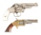 (A) LOT OF TWO: MERWIN AND HULBERT FOURTH MODEL POCKET AND AMERICAN STANDARD TOOL COMPANY REVOLVERS.