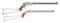 (A) LOT OF 2: STEVENS SINGLE SHOT POCKET RIFLES.