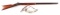 (A) S.J. HESTON .36 CALIBER PERCUSSION RIFLE AND HORN.