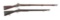 (A) LOT OF TWO: ELI WHITNEY AND ENFIELD PERCUSSION RIFLES.