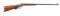 (A) MARLIN BALLARD SINGLE SHOT RIFLE.