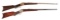 (A) LOT OF TWO: BROWNING 1878 DELUXE AND 1878 .40-70 SINGLE SHOT RIFLES.