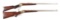 (A) LOT OF TWO: TWO BROWNING MODEL 1878 SINGLE SHOT RIFLES.