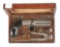 (A) PERCUSSION MARIETTE PEPPERBOX WITH CASE AND ACCESSORIES.