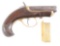 (A) LOT OF TWO: WILLIAMSON DERRINGER AND ALARM GUN.