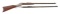 (A) MARLIN BALLARD SINGLE SHOT RIFLE WITH EXTRA BARREL.