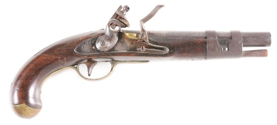 (A) A SCARCE US NORTH BERLIN MODEL 1811 TRANSITIONAL MODEL WITH 1812 MODIFICATION AND IRON DOUBLE ST