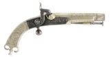 (A) GOOD SCOTTISH PERCUSSION DRESS PISTOL BY MEYER & MORTIMER.