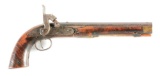 (A) PERCUSSION KENTUCKY PISTOL.