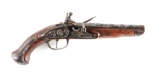 (A) AUSTRIAN MODEL 1770 FLINTLOCK CAVALRY PISTOL.