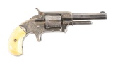 (A) FACTORY ENGRAVED IVORY STOCKED .32 RF WHITNEYVILLE REVOLVER.