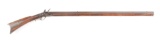 (A) PETER MOLL SIGNED .56 CALIBER FLINTLOCK KENTUCKY RIFLE.