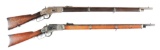 (A) LOT OF TWO: WINCHESTER 1873 LEVER ACTION MUSKETS.