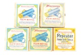 LOT OF FIVE: FIVE BOXES WINCHESTER SHOTGUN SHELLS.
