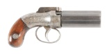 (A) ALLEN & THURBER FIVE-SHOT PERCUSSION PEPPERBOX.