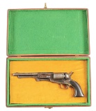(A) CASED COLT BREVETE WALKER 1847 STYLE PERCUSSION REVOLVER.