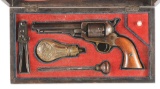 (A) CASED WHITNEY POCKET MODEL PERCUSSION REVOLVER.