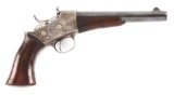 (A) REMINGTON MODEL 1871 US ARMY ROLLING BLOCK PISTOL.