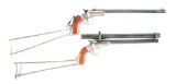 (C) LOT OF 2: STEVENS SINGLE SHOT POCKET RIFLES.