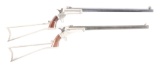 (A) LOT OF 2: STEVENS HUNTER'S PET POCKET RIFLES NO. 34.