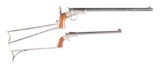 (A) LOT OF 2: STEVENS POCKET RIFLES.