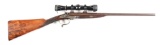(A) JOHN DICKSON & SON SINGLE SHOT ROOK RIFLE.