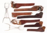 LOT OF SEVEN: SEVEN MARBLES GAME GETTER POCKET RIFLE HOLSTERS