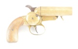 RARE WORLD WAR I IMPERIAL GERMAN KRIEGSMARINE NAVY MODEL 1899 DOUBLE BARREL BRASS FLARE PISTOL.