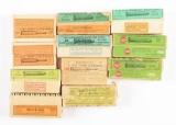 LOT OF EARLY BIG BORE LEVER GUN AMMUNITION AND 7 MAUSER AMMO.