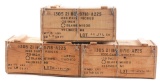 LOT OF THREE: CRATES OF BLANK M1 .30-06 SPRINGFIELD.