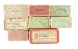 LOT OF 8 BOXES OF AMMUNITION.