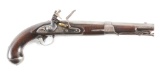 (A) SIMEON NORTH MODEL 1819 FLINTLOCK PISTOL.