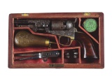 (A) ENGRAVED & CASED COLT 1849 POCKET PERCUSSION REVOLVER.