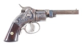 (A) FACTORY ENGRAVED MASSACHUSETTS ARMS CO. MAYNARD PATENT POCKET REVOLVER.