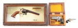 (M+C+A) LOT OF THREE: DANIEL MOORE TEATFIRE, REMINGTON DERRINGER, AND ERL SVENDSEN ANTIQUE HANDGUNS.