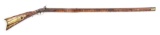 (A) J.H. JOHNSTON RELIEF CARVED .44 CALIBER PERCUSSION KENTUCKY RIFLE.