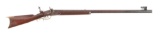 (A) E.L. PANCOST TARGET HALF STOCK .52 CALIBER PERCUSSION RIFLE.