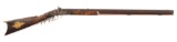 (A) KENTUCKY STYLE PERCUSSION RIFLE SIGNED P. P. KING.
