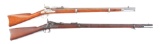 (A) LOT OF 2: ANTIQUE SPRINGFIELD RIFLES.