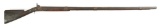 (A) A UNIQUE AND MOST INTERESTING MASSIVE .90 CALIBER PERCUSSION GUN WITH NEARLY 5' LONG BARREL, CON