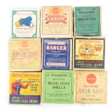 LOT OF NINE: NINE SHOTGUN SHELL BOXES.
