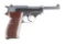 (C) MAUSER BYF-43 P38 SEMI AUTOMATIC PISTOL.