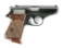 (C) WALTHER PPK SEMI AUTOMATIC PISTOL.