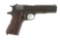 (C) VERY FINE WORLD WAR II USGI COLT 1911A1 SEMI-AUTOMATIC .45 PISTOL MADE IN 1945.