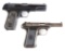 (C) LOT OF TWO: COLT 1903 .32 SEMI AUTOMATIC PISTOL AND SAVAGE 1907 .32 SEMI AUTOMATIC PISTOL