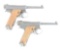 (C) LOT OF TWO: JAPANESE TYPE 14 SEMI-AUTOMATIC PISTOLS.