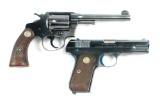 (C) LOT OF TWO: TWO FINE PRE-WAR COLT CLASSIC FIREARMS.