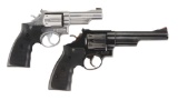 (M) LOT OF TWO SMITH & WESSON REVOLVERS: MODEL 66 STAINLESS .357 MAGNUM & MODEL 25-9 BLUED .45 LONG