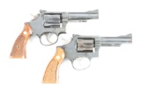 (M) LOT OF TWO: SMITH & WESSON MODEL K22 .22 LR AND MODEL 15 .38 SPECIAL REVOLVERS WITH ORIGINAL BOX